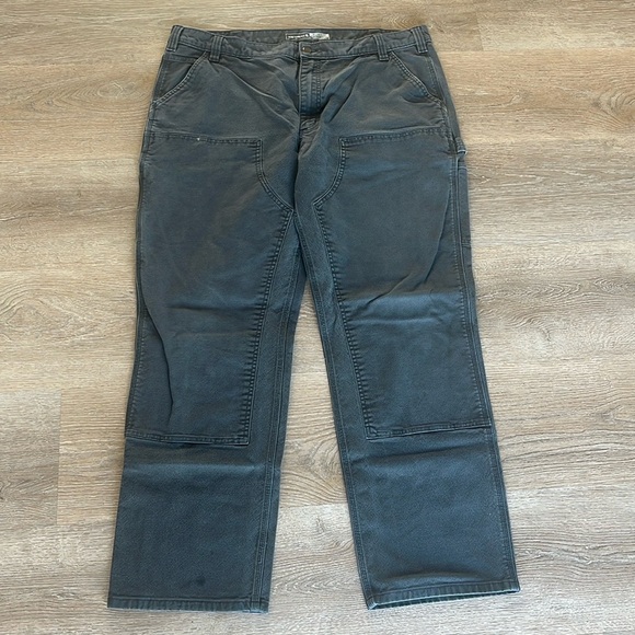 Carhartt double knee relaxed fit characoal gray men’s jeans‎ size 42x34 - Picture 5 of 13